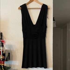 Free People Beach Black Mini Dress Size Large